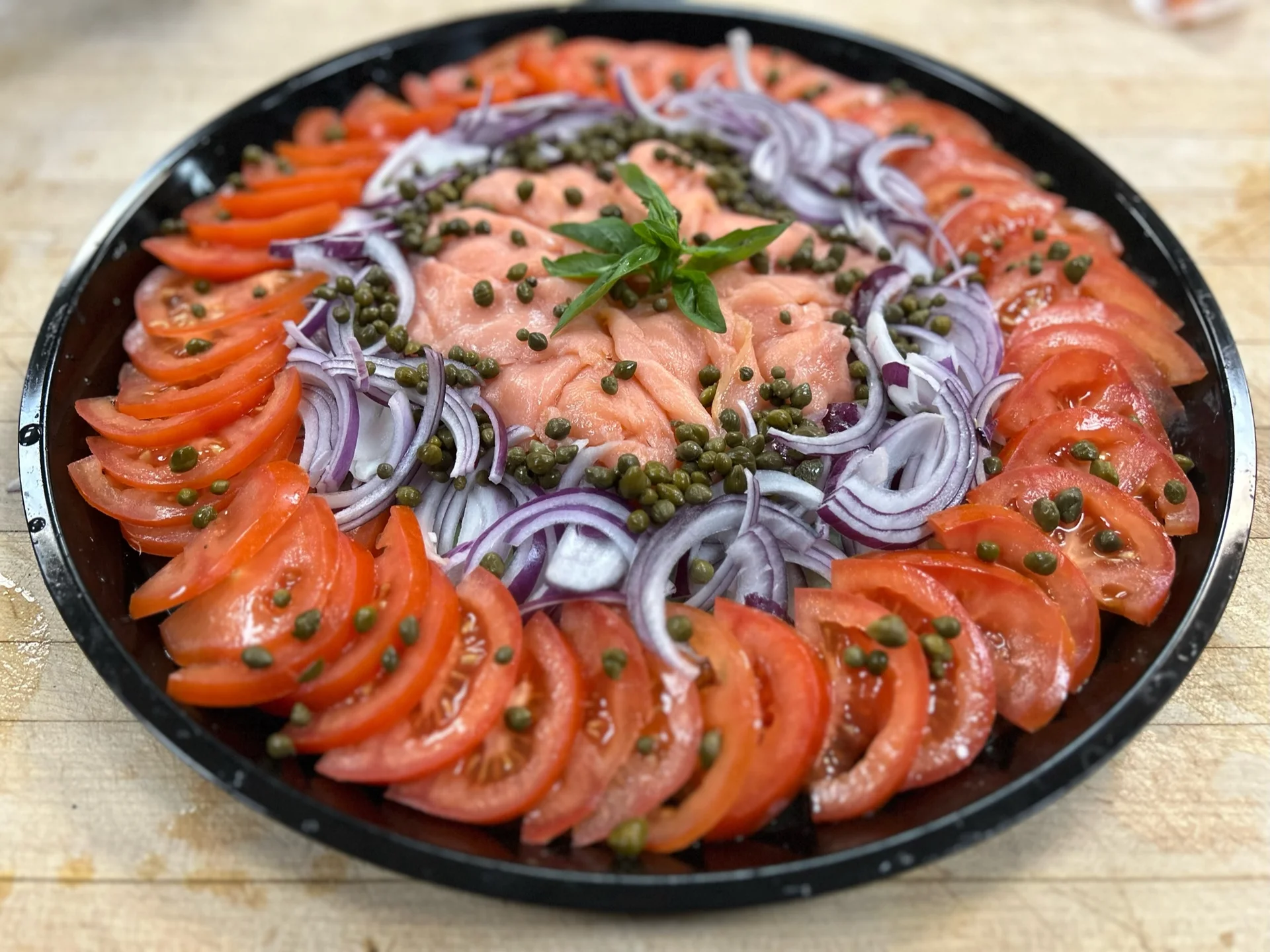 Nova lox platter