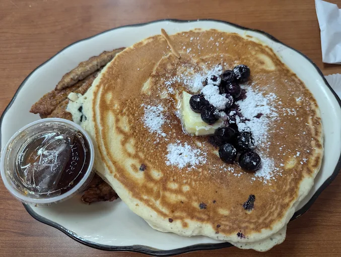 Blueberry pancakes